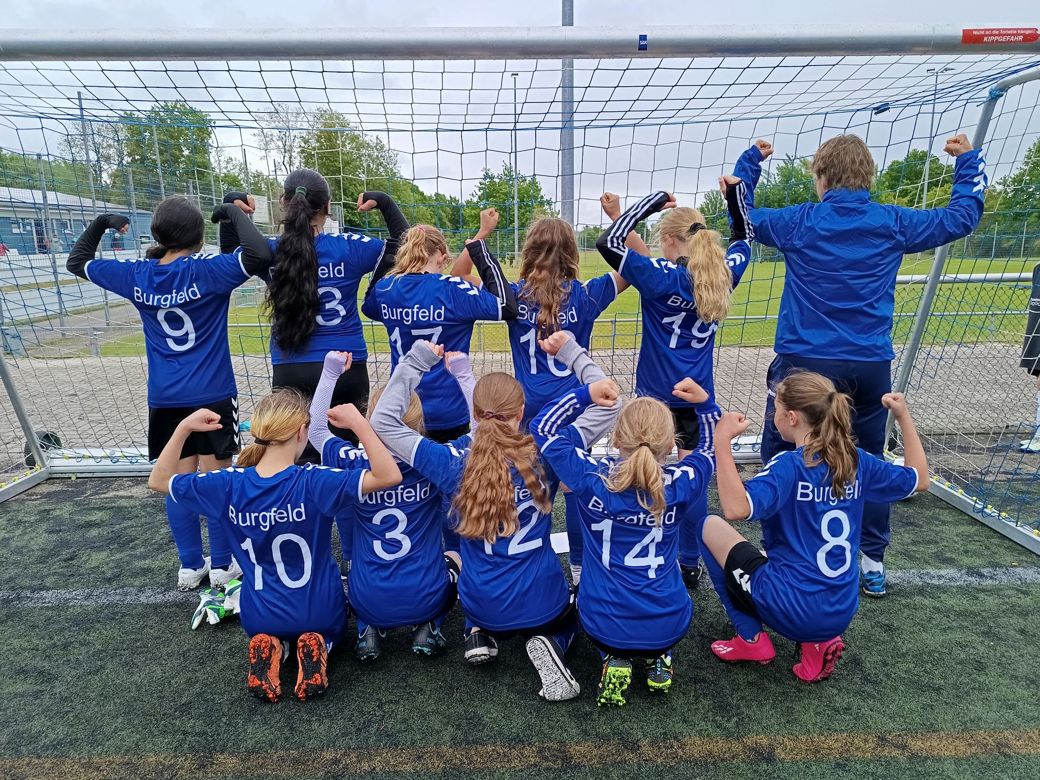 U13 Mädchen trotzen allen Wetterbedingungen